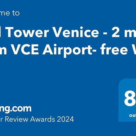 Red Tower Venice Apartment - 2 Mins From Vce Airport- Free Wifi Tessera Exterior photo